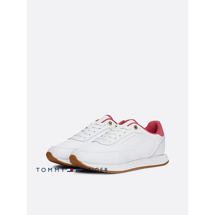 Tenis Women Tommy Hilfiger White Polos