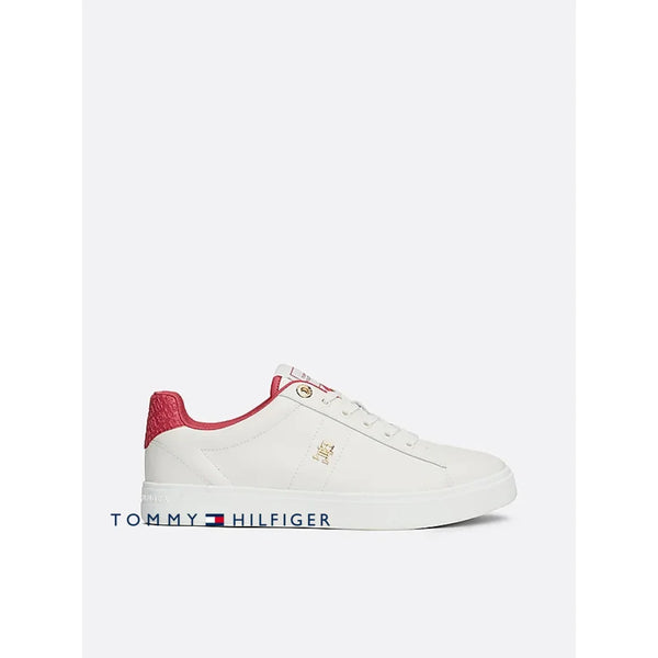 Tenis Women Tommy Hilfiger White Polos