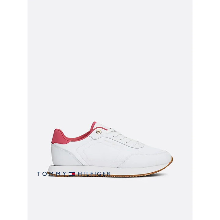 Tenis Women Tommy Hilfiger White Polos