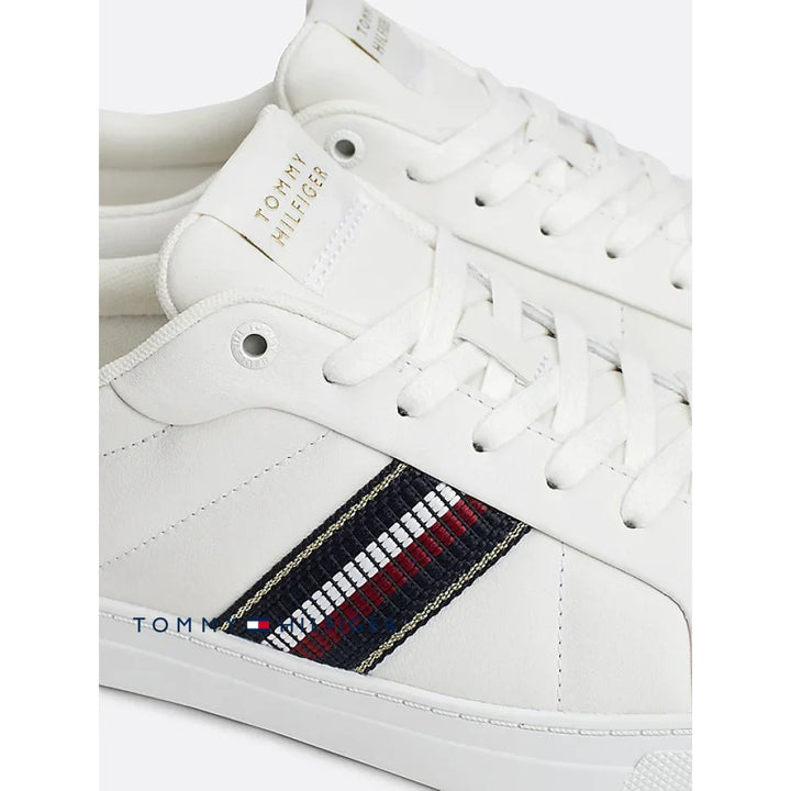 Tenis Women Tommy Hilfiger White Polos