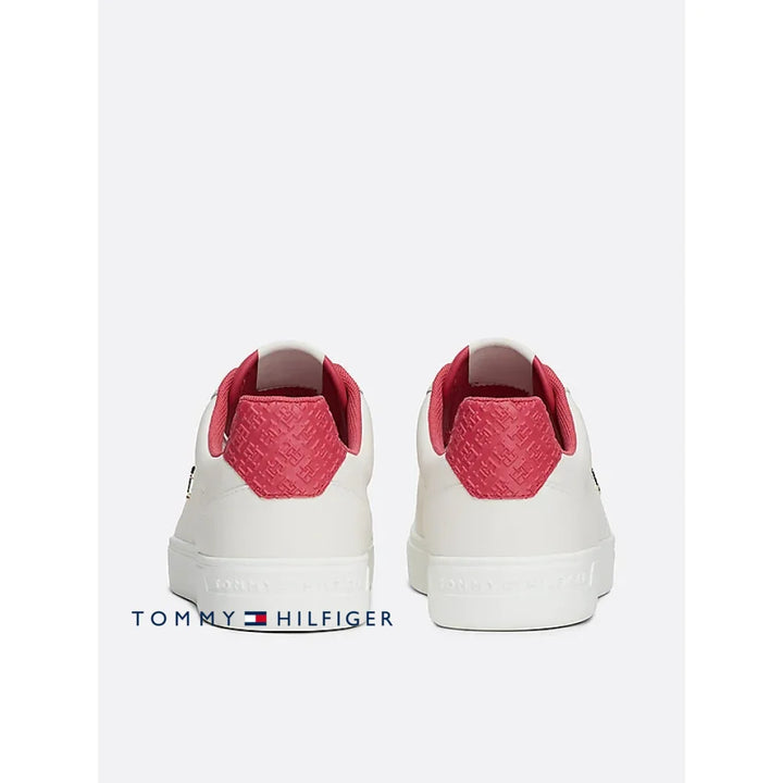 Tenis Women Tommy Hilfiger White Polos