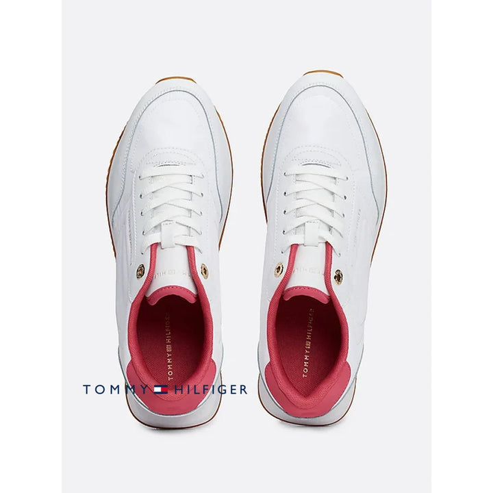 Tenis Women Tommy Hilfiger White Polos