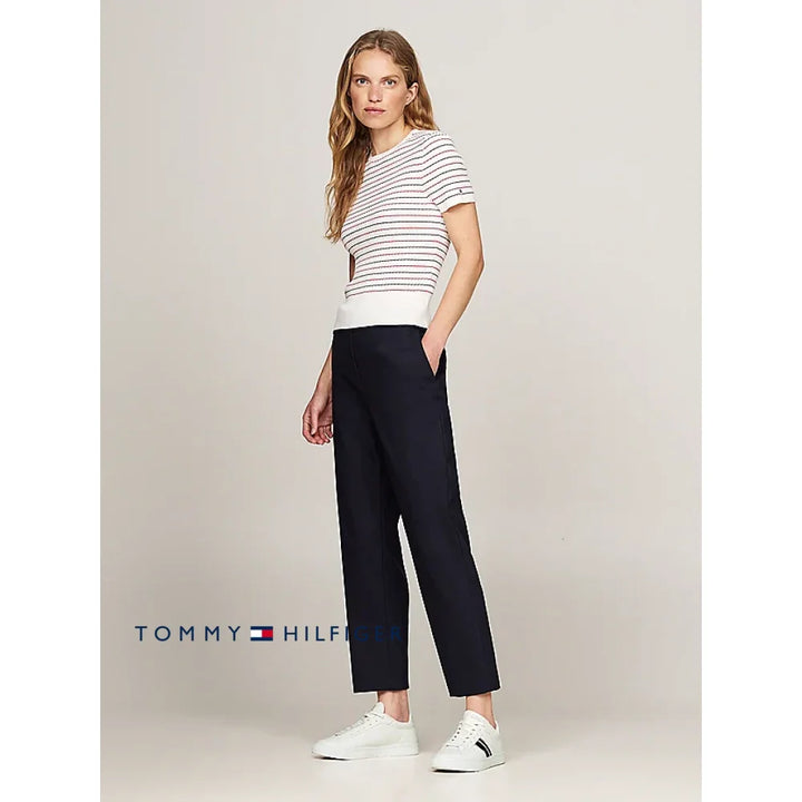 Tenis Women Tommy Hilfiger White Polos