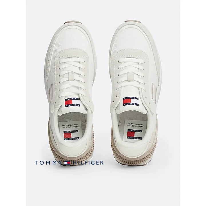 Tenis Women Tommy Hilfiger White Polos