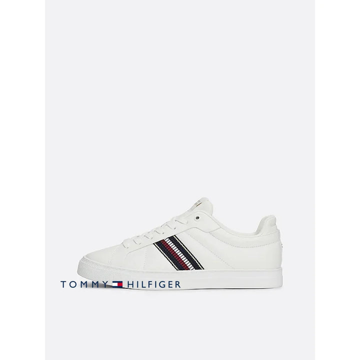 Tenis Women Tommy Hilfiger White Polos