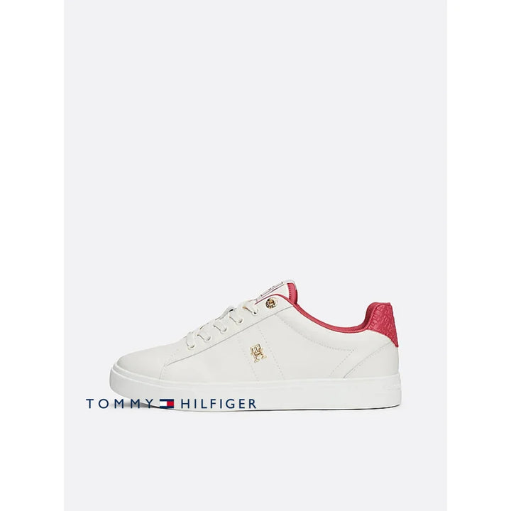 Tenis Women Tommy Hilfiger White Polos