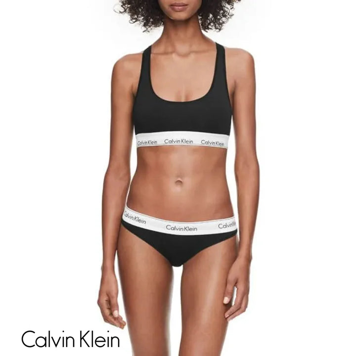 Top Calvin Klein Women Black Camiseta