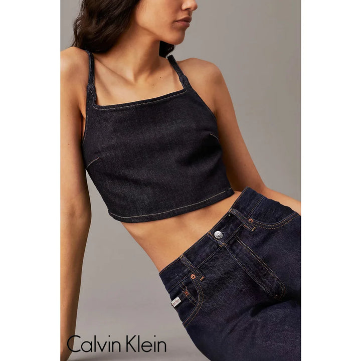 Top Calvin Klein Women Denim Camiseta