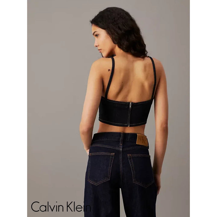 Top Calvin Klein Women Denim Camiseta