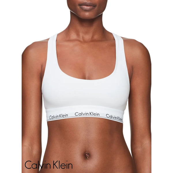 Top Calvin Klein Women White Camiseta